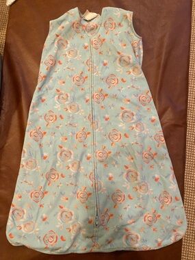 Halo Light Blue Floral A-Line Skirt